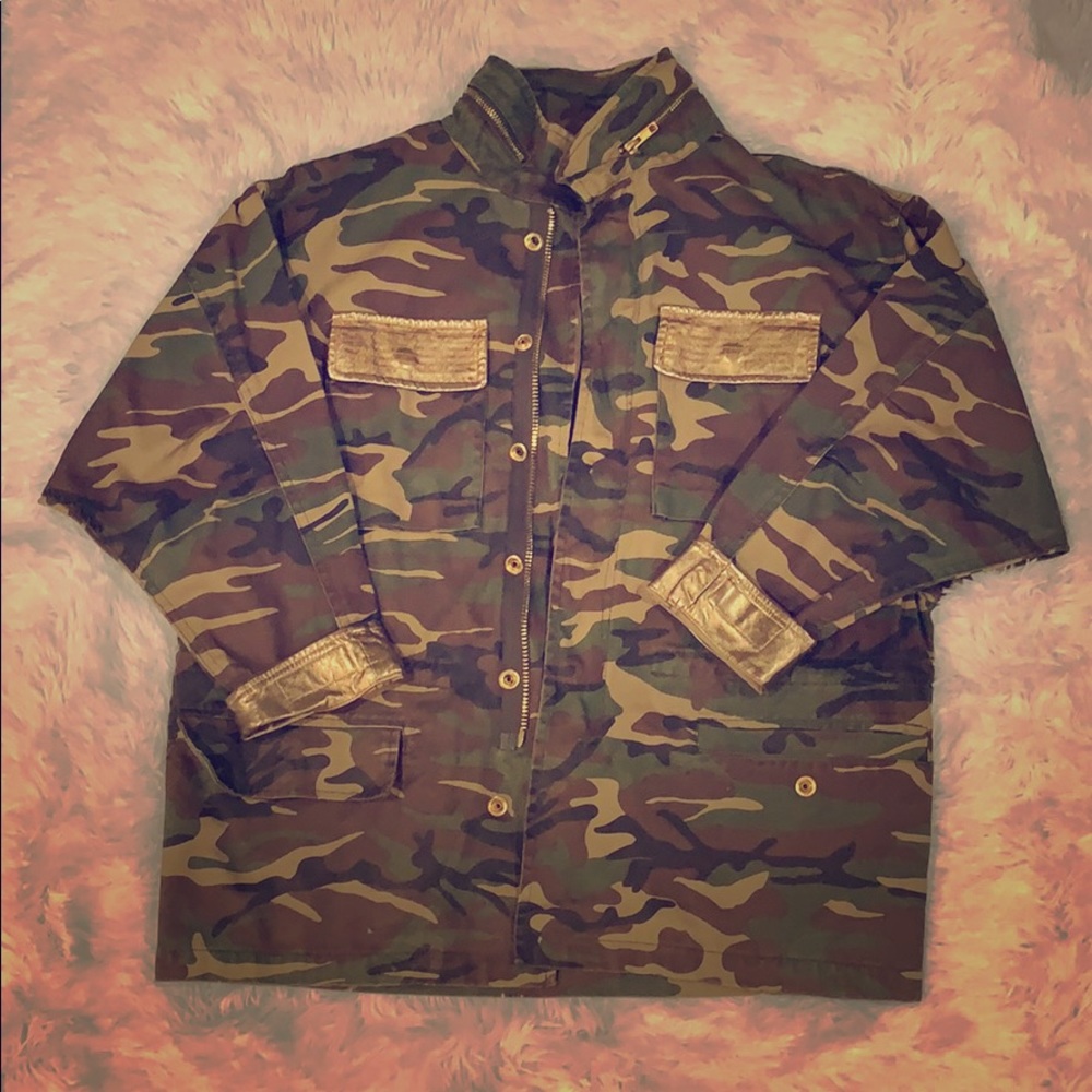 Camo Military Style Jacket ✨